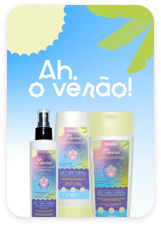 Kit especial Tricofort verão - proteção capilar contra sol e calor